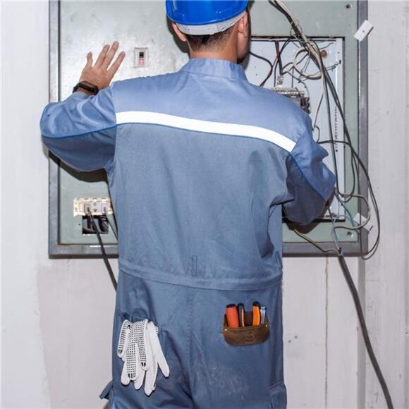 Genuine Leather Pocket Protector for Men, Durable Pocket Tool Pouch,Jeans Shirts - Picture 7 of 16